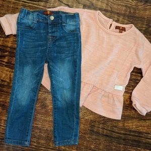 7 for All Mankind toddler set